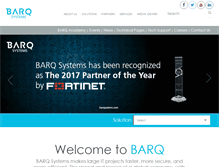 Tablet Screenshot of barqsystems.com